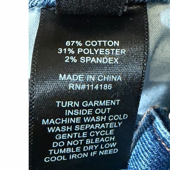 Frye Medium Wash Stretch Straight Leg Jeans | Sz 27 (US 4) Capsule Wardrobe - Picture 6 of 9